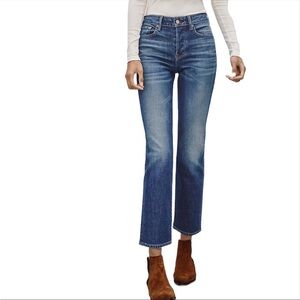 Castings Vintage High Rise Cropped new Straight Leg Jeans Sz 24